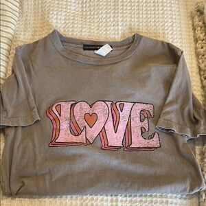 Gray and Pink Kids Shirt